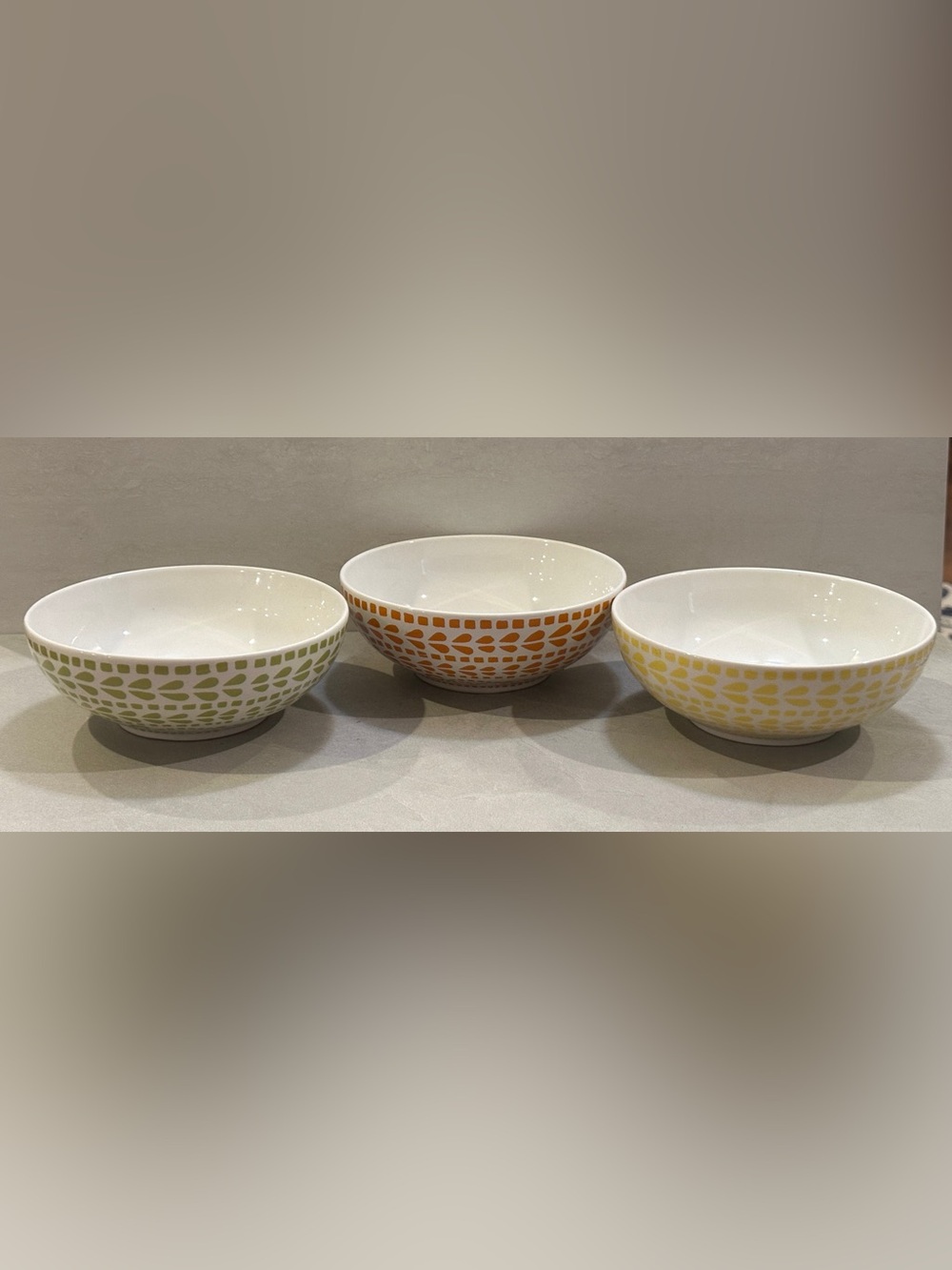 222 Fifth “Magic India” Bowls 6.5” Set of 3 EUC